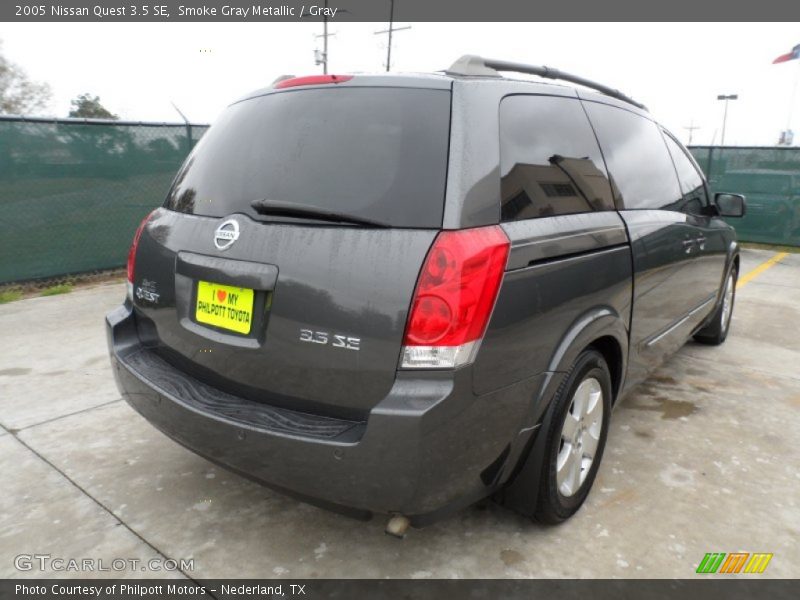 Smoke Gray Metallic / Gray 2005 Nissan Quest 3.5 SE