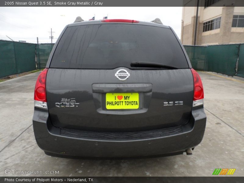 Smoke Gray Metallic / Gray 2005 Nissan Quest 3.5 SE