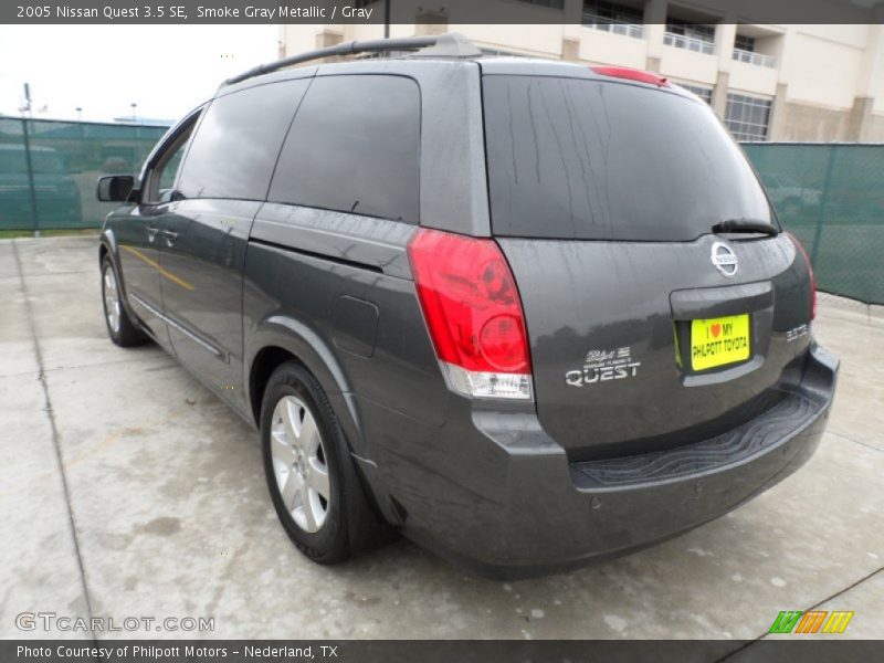 Smoke Gray Metallic / Gray 2005 Nissan Quest 3.5 SE