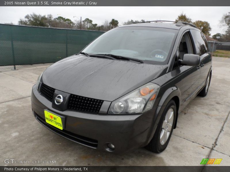 Smoke Gray Metallic / Gray 2005 Nissan Quest 3.5 SE
