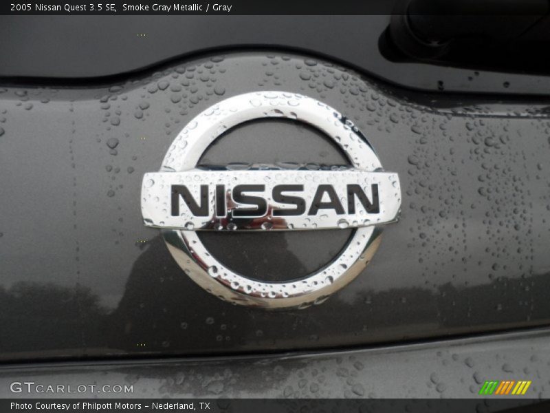 Smoke Gray Metallic / Gray 2005 Nissan Quest 3.5 SE