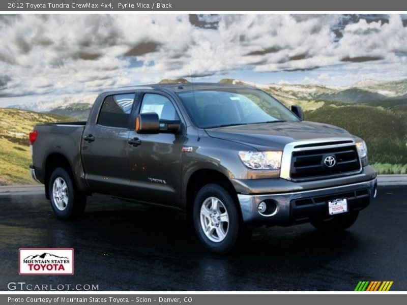 Pyrite Mica / Black 2012 Toyota Tundra CrewMax 4x4