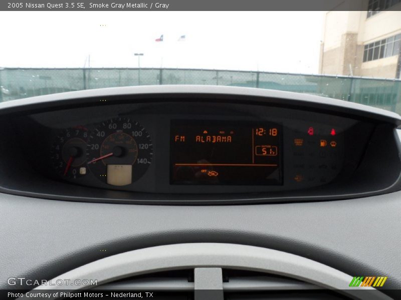Smoke Gray Metallic / Gray 2005 Nissan Quest 3.5 SE
