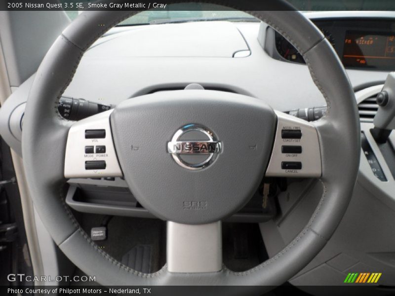 Smoke Gray Metallic / Gray 2005 Nissan Quest 3.5 SE