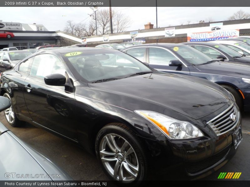 Black Obsidian / Graphite 2009 Infiniti G 37 x Coupe