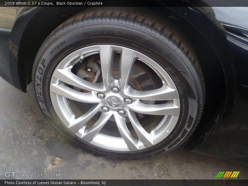 Black Obsidian / Graphite 2009 Infiniti G 37 x Coupe