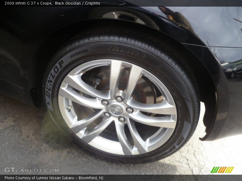 Black Obsidian / Graphite 2009 Infiniti G 37 x Coupe