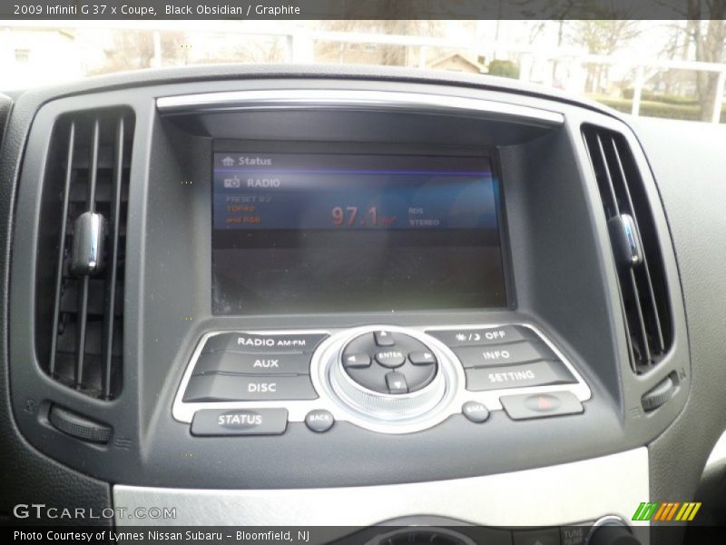 Black Obsidian / Graphite 2009 Infiniti G 37 x Coupe