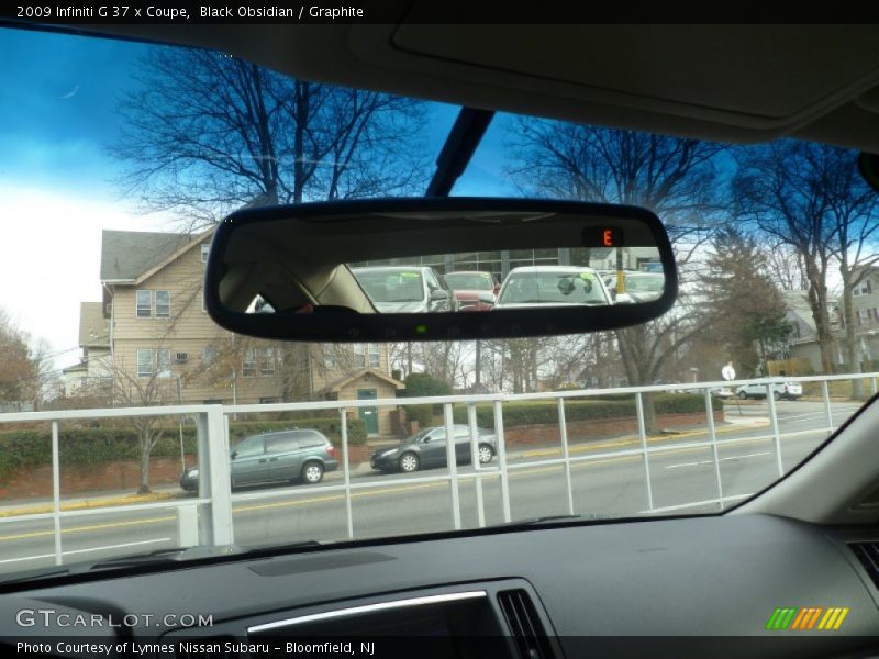 Black Obsidian / Graphite 2009 Infiniti G 37 x Coupe