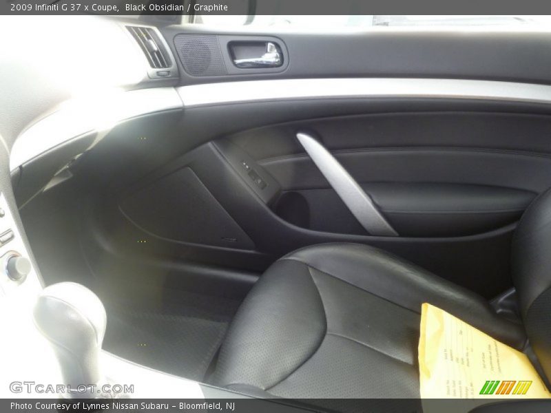 Black Obsidian / Graphite 2009 Infiniti G 37 x Coupe