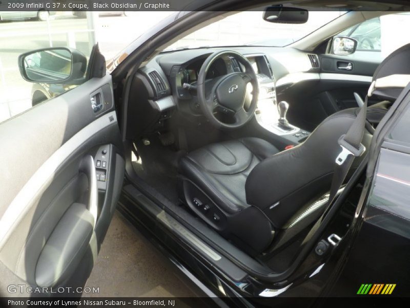 Black Obsidian / Graphite 2009 Infiniti G 37 x Coupe