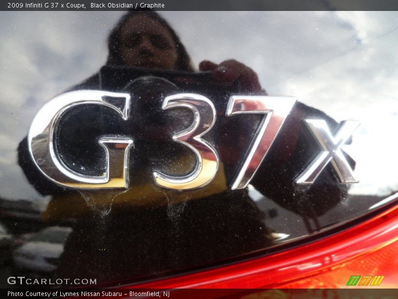 Black Obsidian / Graphite 2009 Infiniti G 37 x Coupe