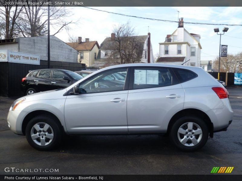 Silver Ice / Black 2009 Nissan Rogue S AWD