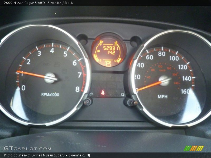 Silver Ice / Black 2009 Nissan Rogue S AWD