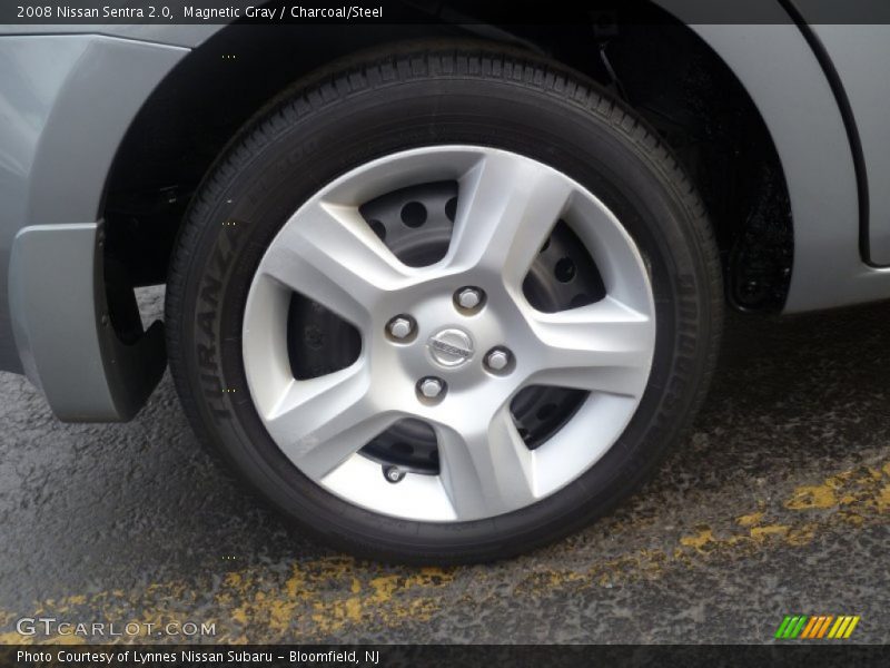Magnetic Gray / Charcoal/Steel 2008 Nissan Sentra 2.0