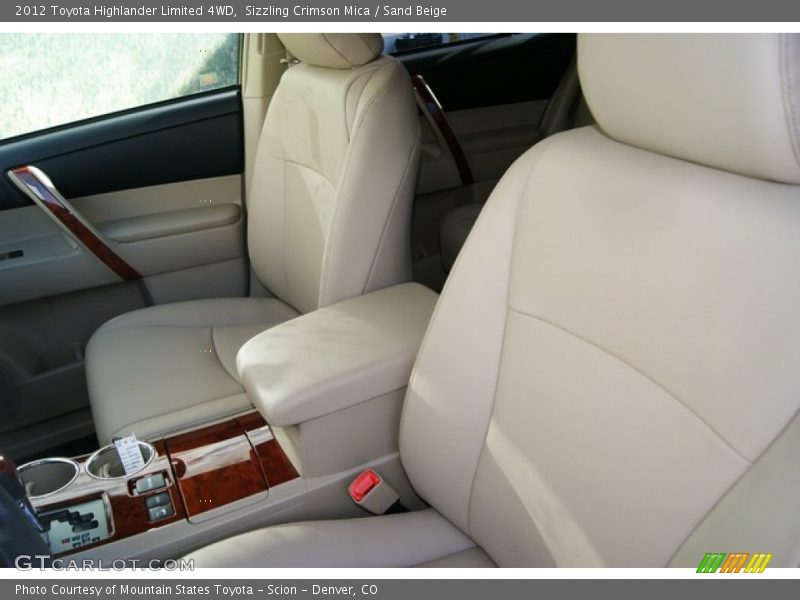 Sizzling Crimson Mica / Sand Beige 2012 Toyota Highlander Limited 4WD
