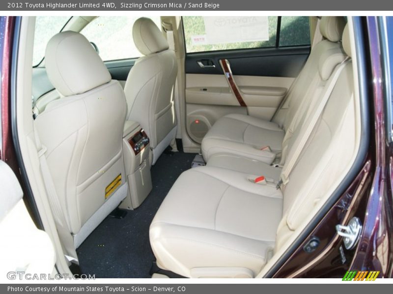 Sizzling Crimson Mica / Sand Beige 2012 Toyota Highlander Limited 4WD