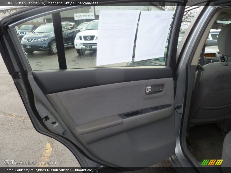 Magnetic Gray / Charcoal/Steel 2008 Nissan Sentra 2.0