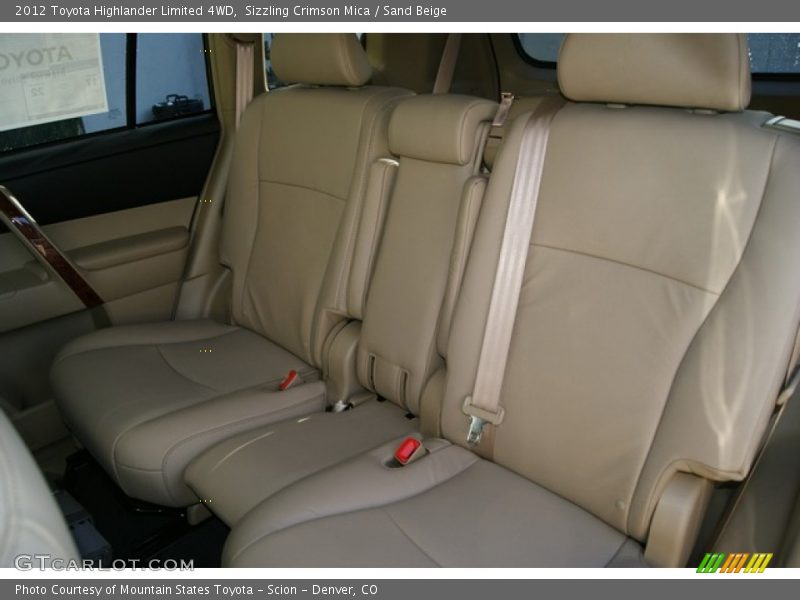 Sizzling Crimson Mica / Sand Beige 2012 Toyota Highlander Limited 4WD