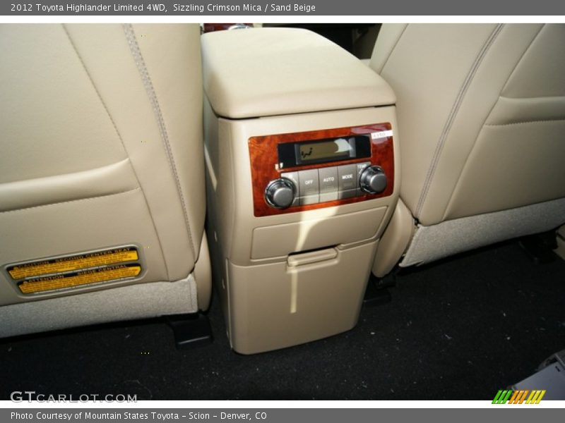 Sizzling Crimson Mica / Sand Beige 2012 Toyota Highlander Limited 4WD