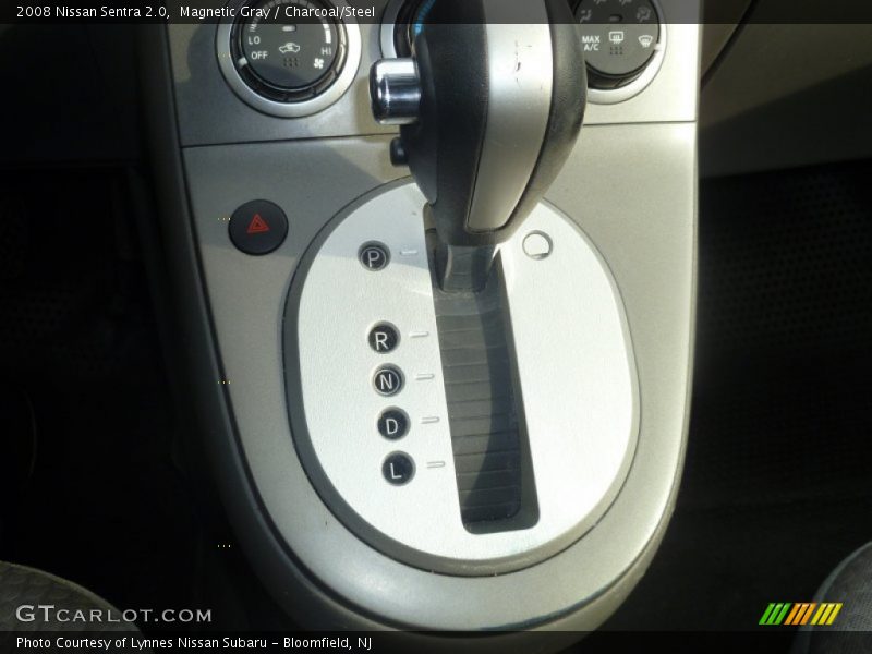 Magnetic Gray / Charcoal/Steel 2008 Nissan Sentra 2.0