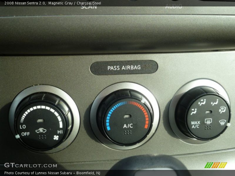 Magnetic Gray / Charcoal/Steel 2008 Nissan Sentra 2.0