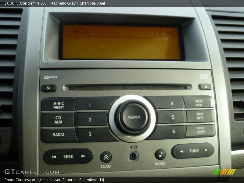 Magnetic Gray / Charcoal/Steel 2008 Nissan Sentra 2.0