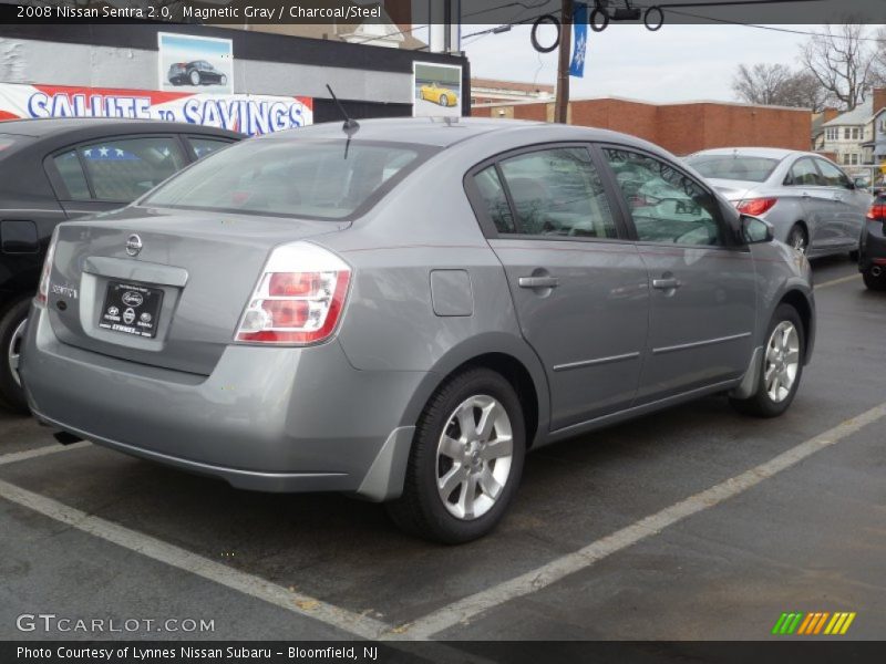 Magnetic Gray / Charcoal/Steel 2008 Nissan Sentra 2.0