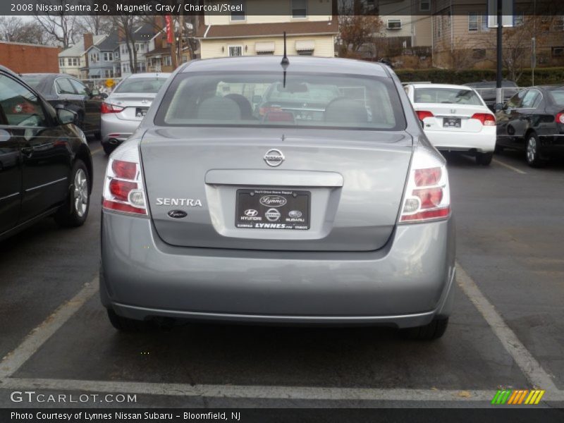 Magnetic Gray / Charcoal/Steel 2008 Nissan Sentra 2.0