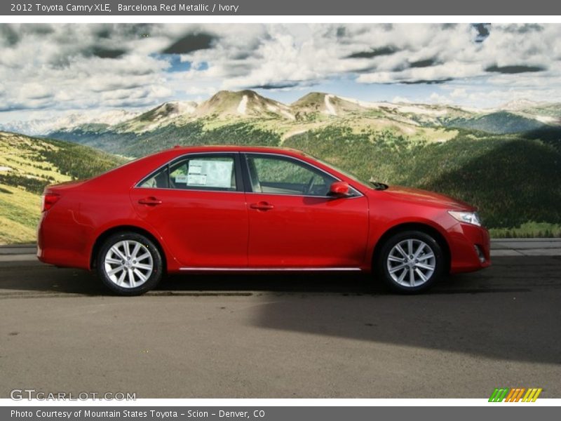 Barcelona Red Metallic / Ivory 2012 Toyota Camry XLE