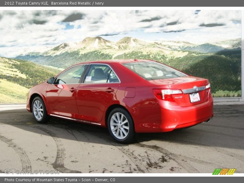 Barcelona Red Metallic / Ivory 2012 Toyota Camry XLE