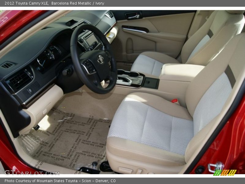 Barcelona Red Metallic / Ivory 2012 Toyota Camry XLE
