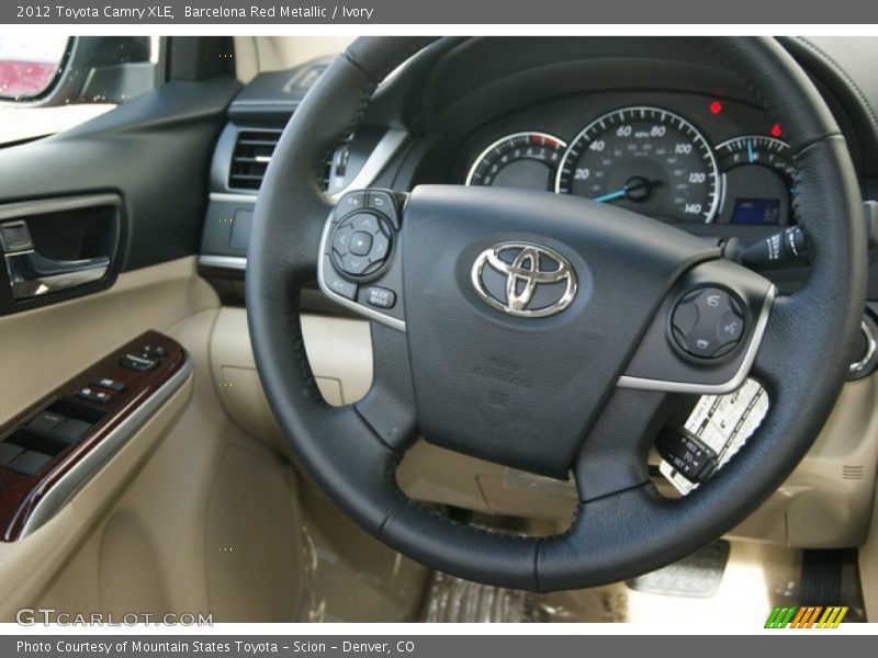 Barcelona Red Metallic / Ivory 2012 Toyota Camry XLE