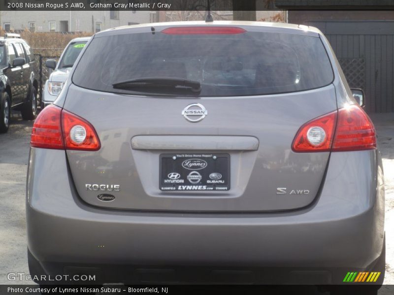 Gotham Gray Metallic / Gray 2008 Nissan Rogue S AWD