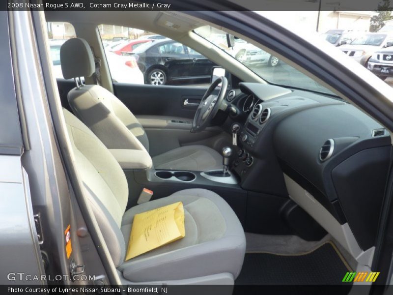 Gotham Gray Metallic / Gray 2008 Nissan Rogue S AWD