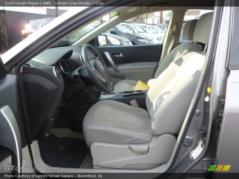 Gotham Gray Metallic / Gray 2008 Nissan Rogue S AWD