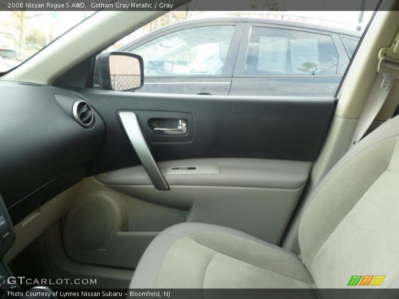 Gotham Gray Metallic / Gray 2008 Nissan Rogue S AWD