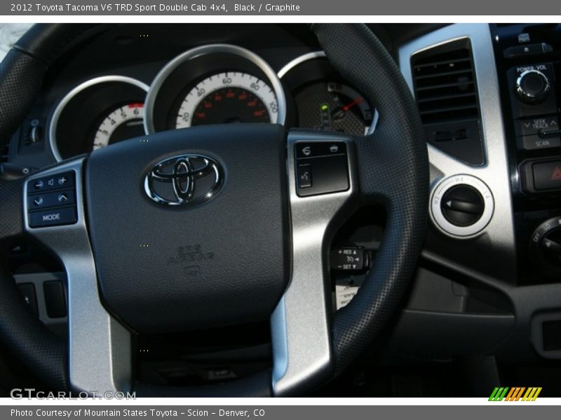 Black / Graphite 2012 Toyota Tacoma V6 TRD Sport Double Cab 4x4