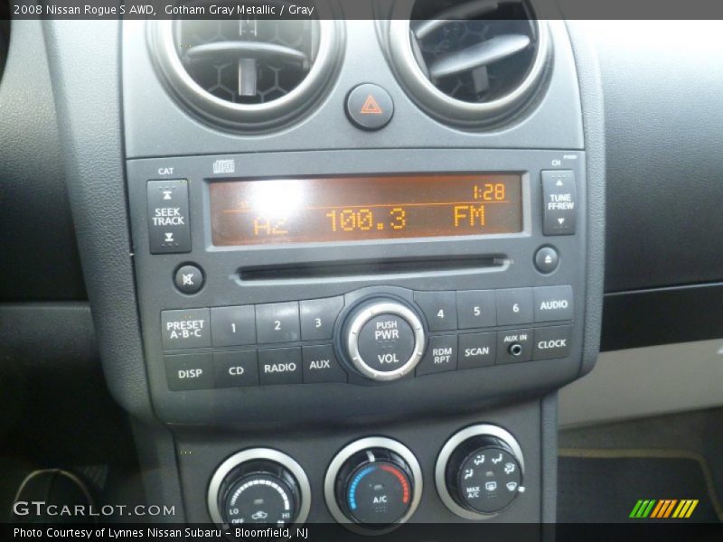 Gotham Gray Metallic / Gray 2008 Nissan Rogue S AWD
