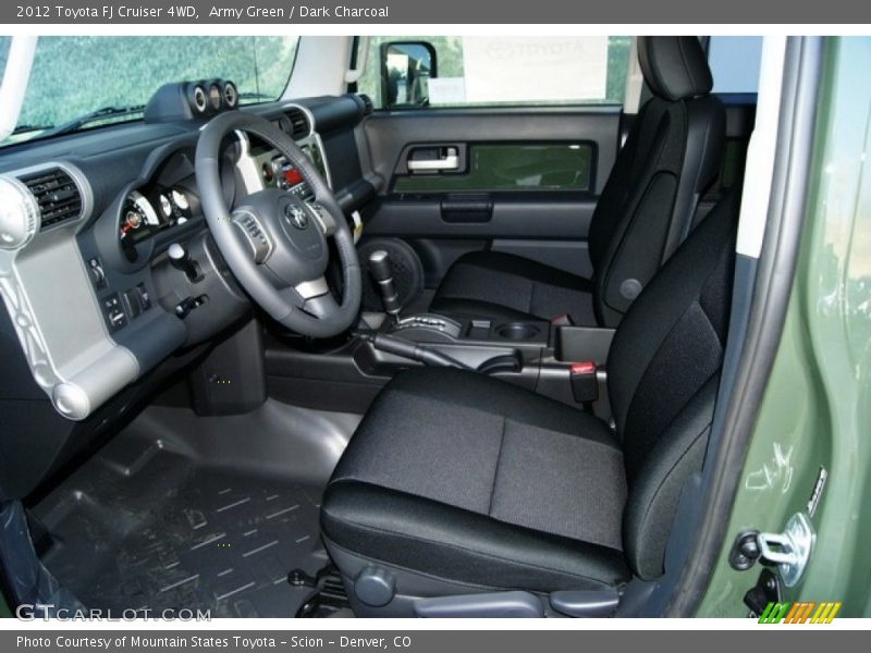  2012 FJ Cruiser 4WD Dark Charcoal Interior