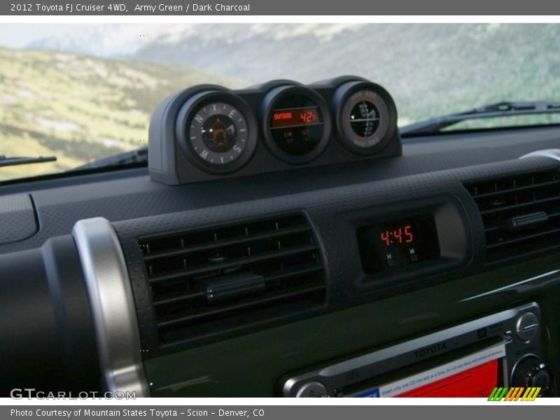 Army Green / Dark Charcoal 2012 Toyota FJ Cruiser 4WD