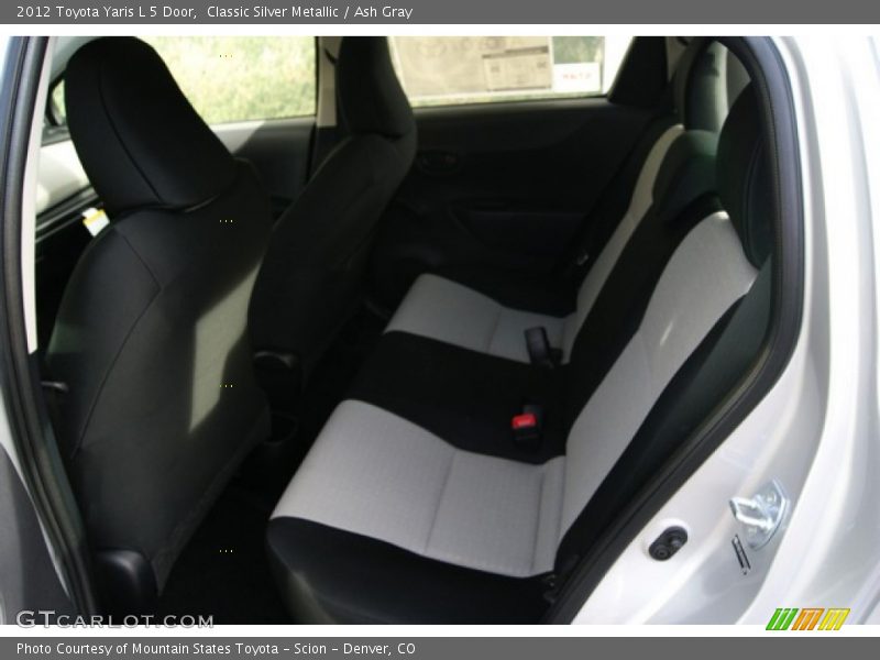 Classic Silver Metallic / Ash Gray 2012 Toyota Yaris L 5 Door