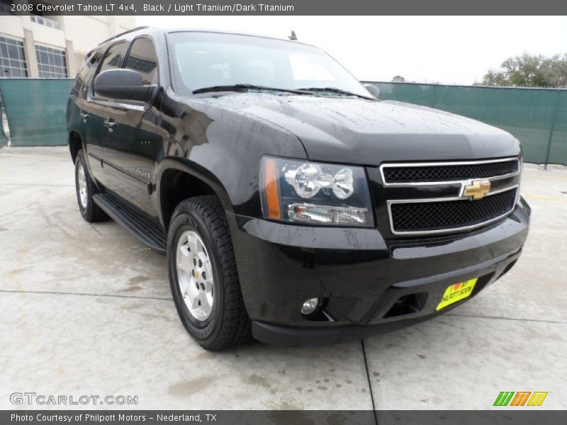 Black / Light Titanium/Dark Titanium 2008 Chevrolet Tahoe LT 4x4