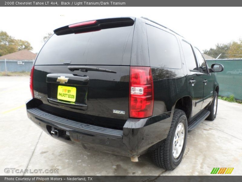 Black / Light Titanium/Dark Titanium 2008 Chevrolet Tahoe LT 4x4