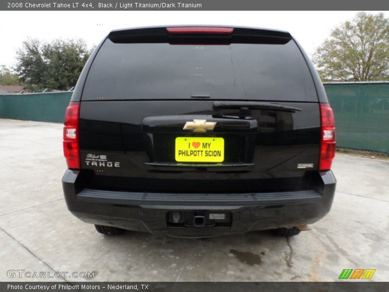 Black / Light Titanium/Dark Titanium 2008 Chevrolet Tahoe LT 4x4