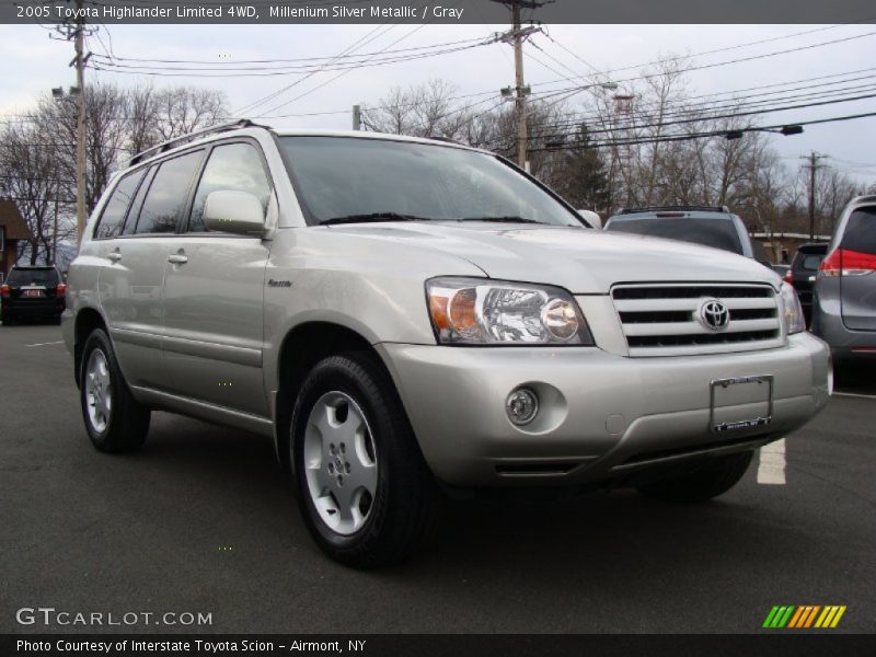 Millenium Silver Metallic / Gray 2005 Toyota Highlander Limited 4WD