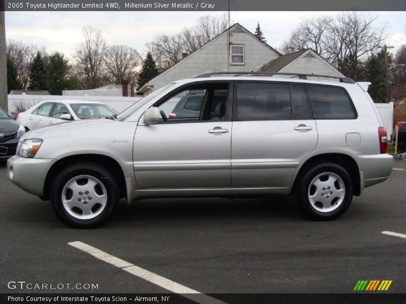 Millenium Silver Metallic / Gray 2005 Toyota Highlander Limited 4WD