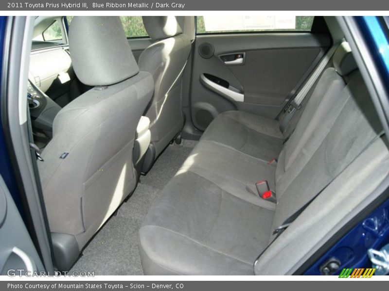 Blue Ribbon Metallic / Dark Gray 2011 Toyota Prius Hybrid III