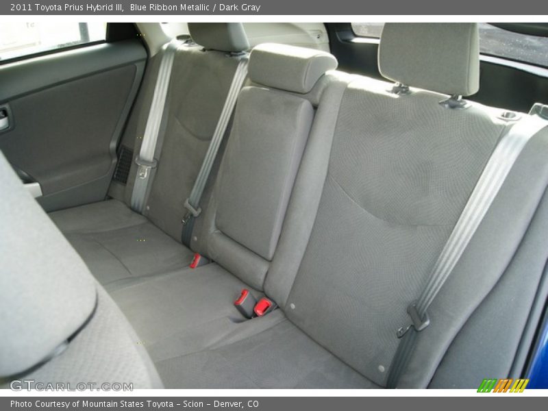 Blue Ribbon Metallic / Dark Gray 2011 Toyota Prius Hybrid III