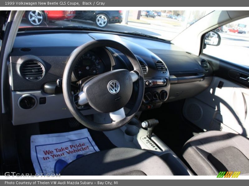 Black / Gray 1999 Volkswagen New Beetle GLS Coupe